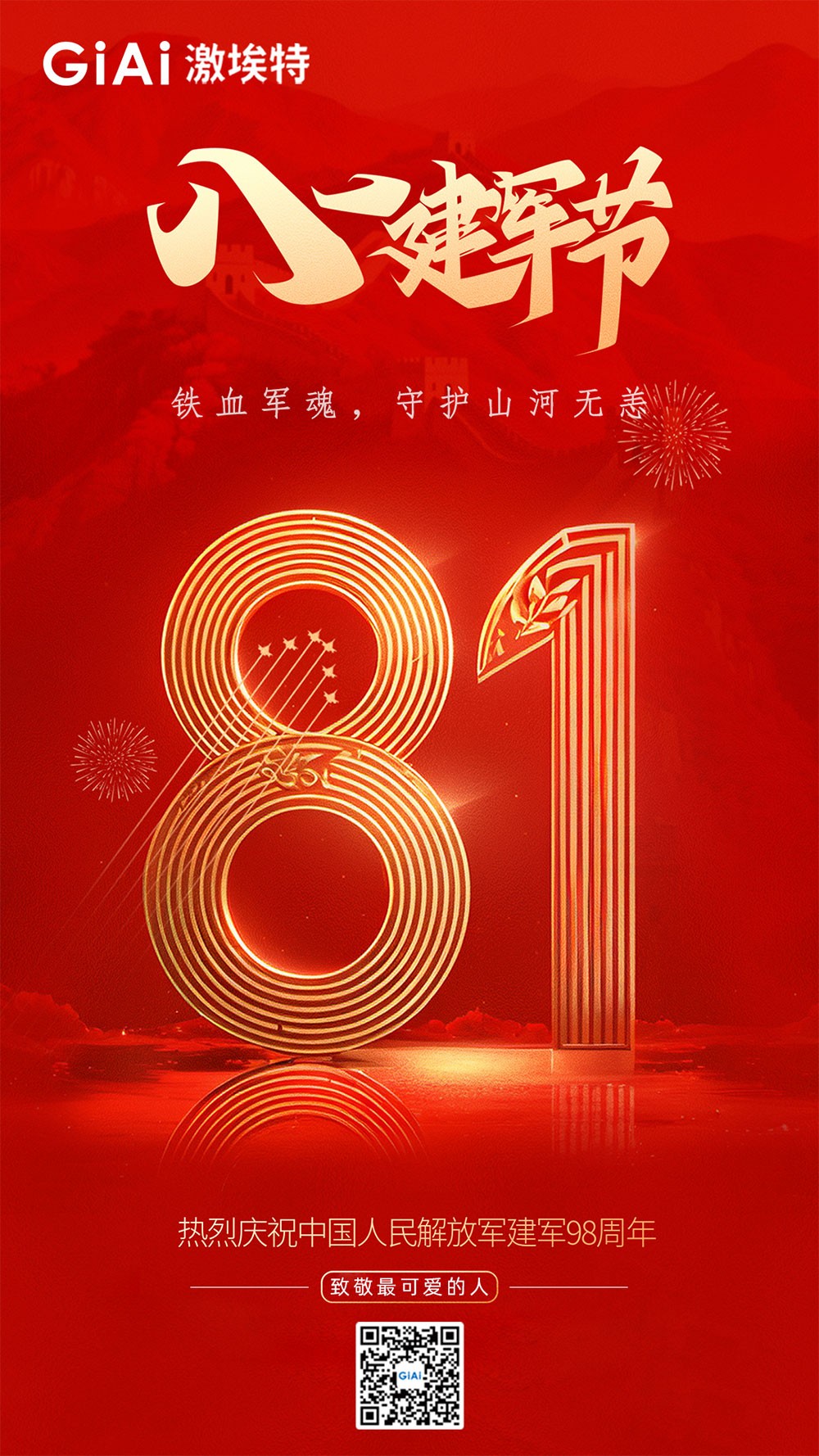 壮我中原--热烈庆祝中国人民解放军建军98周年